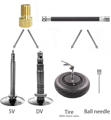 Universal Air Pump Adapter Kit with Presta Valve & Inflation Needles