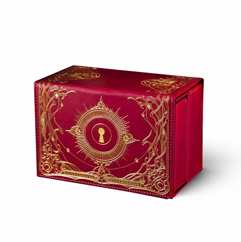 Arcana Key Foil Deck Box for 150+ Cards - SleeveChief Luxury Card Organizer