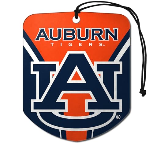 Auburn Tigers Hanging Car Air Freshener - 2 Pack, Black Ice