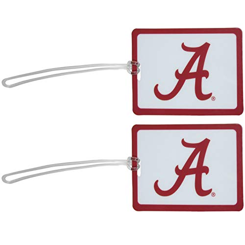 Alabama Crimson Tide Vinyl Luggage Tags - Set of 2, Maroon