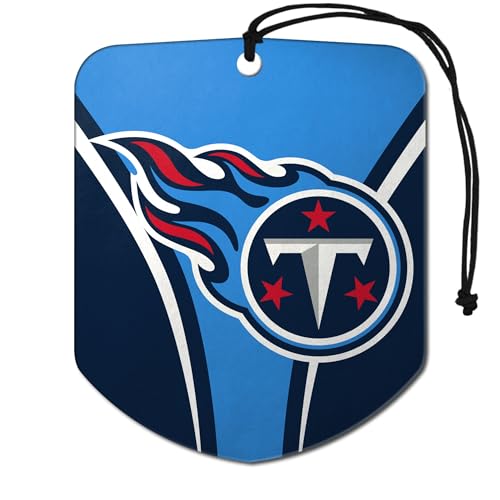 NFL Tennessee Titans Hanging Car Air Freshener - 2 Pack