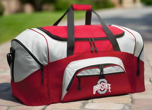 Ohio State University Duffel Bag - Large Red Gym Bag