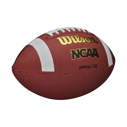 Youth Wilson NCAA Composite Football - Durable All-Weather Design