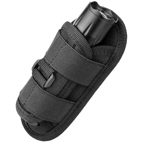 Tactical Flashlight Holster - 360° Rotatable Nylon Pouch - Variation 1