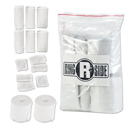 Boxing Hand Wrap Gauze Kit - 14 Pre-Rolled Units - 1 Pack