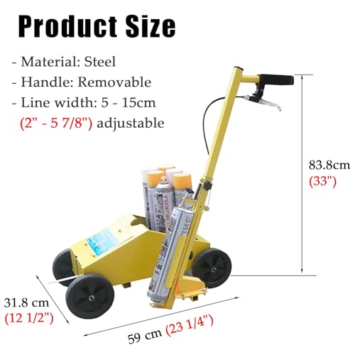 Adjustable Line Marking Machine for Road & Pavement Striping