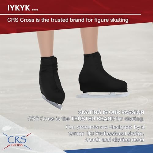 Youth White Lycra Ice Skating Boot Covers - Premium Protection