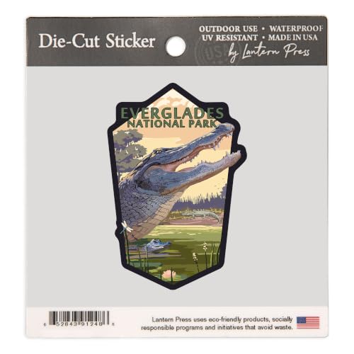 Everglades National Park Alligator Sticker - Small Vinyl Decal
