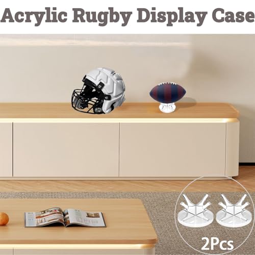 Acrylic Baseball Display Holder Case - 2 Pack for Sports Balls