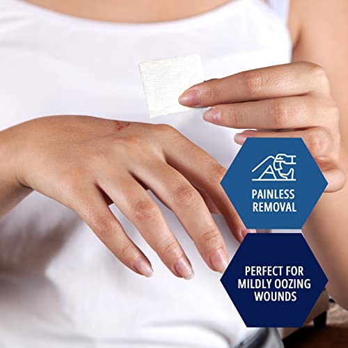 Sterile Nonstick Gauze Dressing Pads - 2x2 Inch, 100 Count