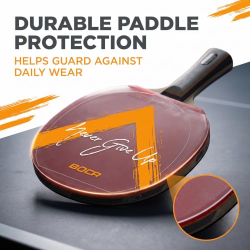 Table Tennis Racket Protective Sheets - 2 Pack of Anti-Static Rubber