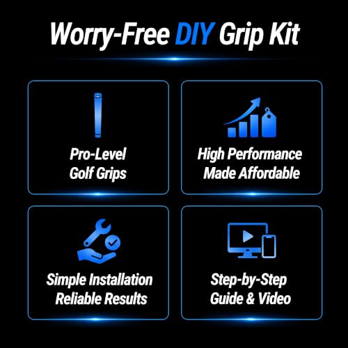 G50 Endurance Golf Grips Set - Purple Midsize, 13 Grips with Tapes