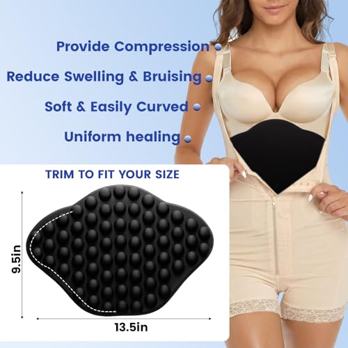 JolliLudo Black Lipo Foam Abdominal Compression Board - Post-Surgery Support