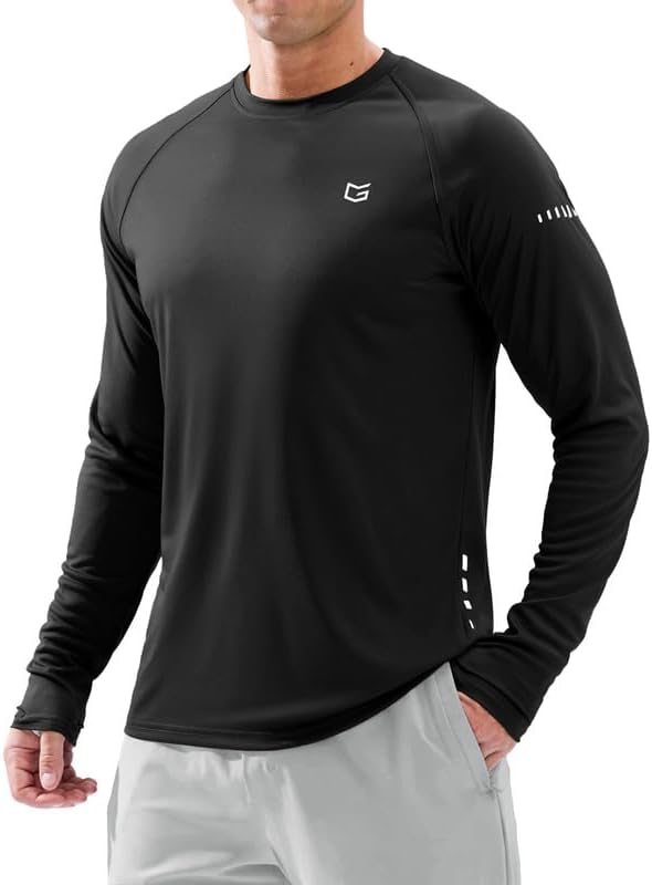 Skiennix Men's Sun Protection Long Sleeve Shirt - UPF 50+ Fabric for Ultimate UV Defense