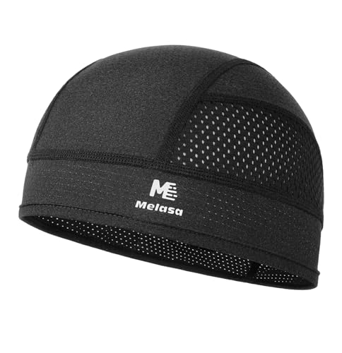 Cooling Skull Cap - Lightweight, Breathable, Quick-Dry - Black, One Size