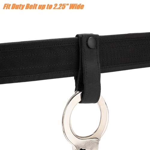 Handcuff Strap with Snap Closure - Nylon Keeper for 1.75"-2.25" Duty Belt - 1 PCS