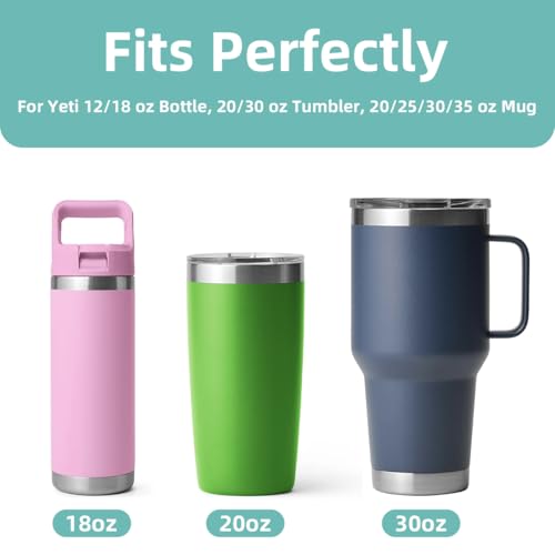 Silicone Protective Boot for Yeti Bottles & Tumblers - Black & Transparent
