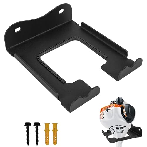 Garage Organizer Trimmer Rack,Garden Power Tool Hanger Weed Whackers Holder Wall Mounted for Grass Trimmer, Hedge Trimmer, Garage Trimmer,Garage Organization Storage Shed Organizer