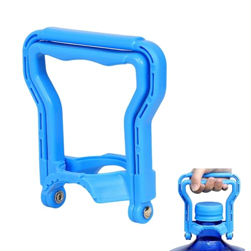 Heavy-Duty 5 Gallon Water Bottle Handle Carrier - 2 Pack, Blue