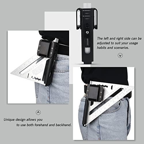 TOPOWN Rafter Square Belt Clip for 7In Rafter Square - Left and Right bidirectional Square Holster EDC Belt Tool Holster Compatible with Rafter Square Holder Clip On Belt The Fastest Quick
