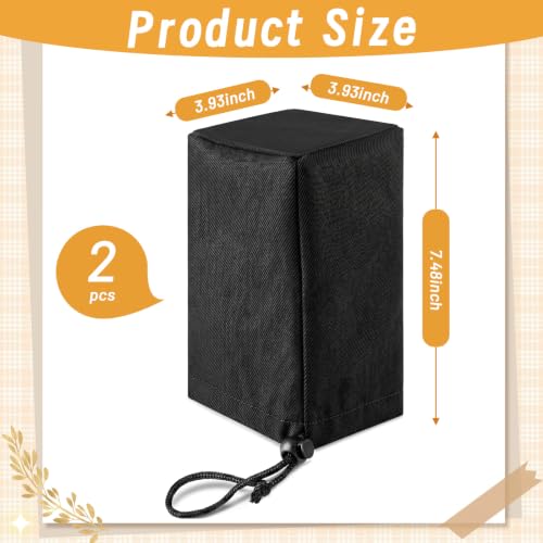 2-Pack Pilates Reformer Shoulder Block Covers - Anti-Slip Cotton