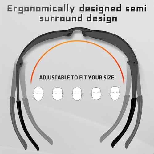 Clear Safety Glasses Bulk of 24,ANSI Z87.1 Impact Resistant Lens Eye Protection for Lab,Construction