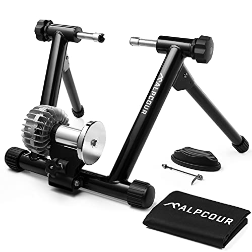 Fluid Bike Trainer Stand - Portable Stainless Steel Indoor Cycling