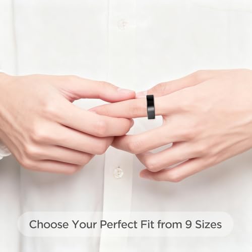 Smart Ring Fitness Tracker - Heart Rate, Sleep & Blood Oxygen Monitor