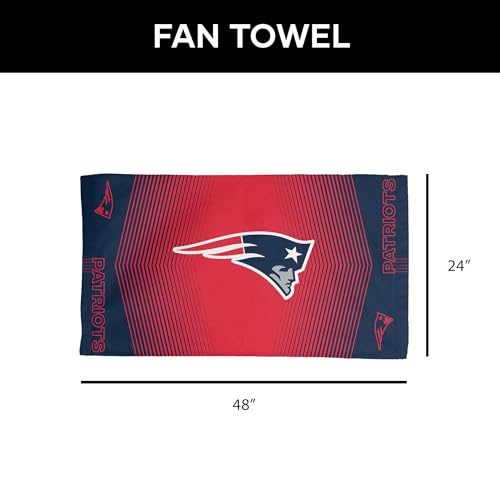 New England Patriots Microfiber Sports Towel - 24" x 42"