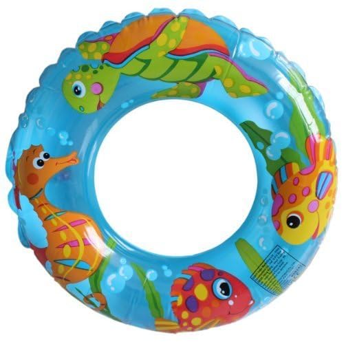 24" Inflatable Transparent Swim Ring - 2 Pack
