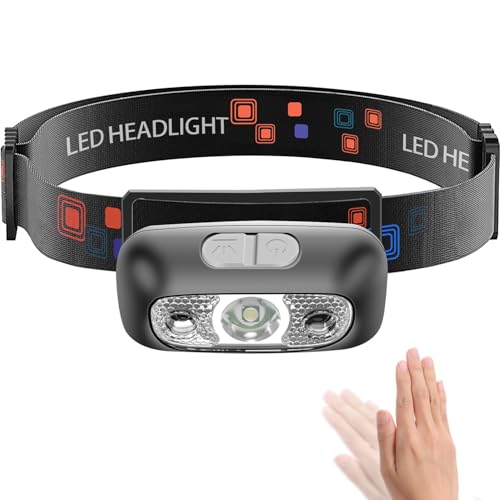 USB-C Rechargeable Headlamp with Motion Sensor - Small