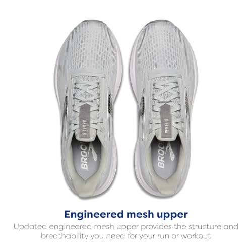 Revel 8 Running Shoes for Women - 8.5 Oyster Mushroom/Alloy/Silver