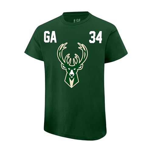 Milwaukee Bucks Giannis Antetokounmpo T-Shirt - Super Soft Crew Neck