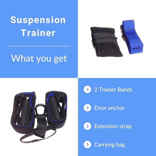 Adjustable Suspension Trainer System for Full Body Workouts
