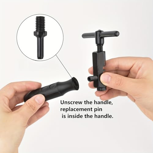 Universal Bicycle Chain Breaker Tool with Replacement Pin