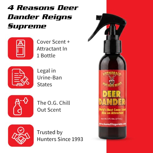 Team Fitzgerald Deer Dander Scent 6 Fl Oz Spray Bottle - Pack of 1