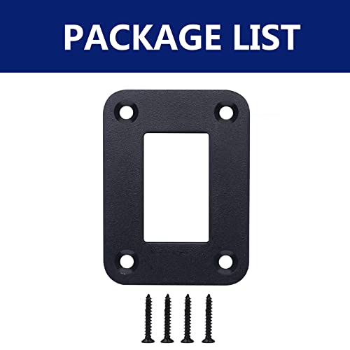 1 Gang Rocker Toggle Switch Panel - Aluminum Housing for Vehicles