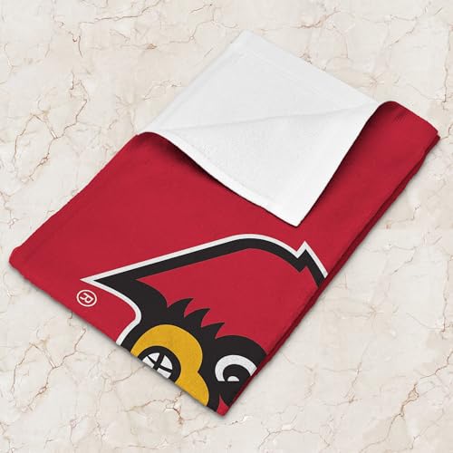 NCAA Louisville Cardinals Fan Towel 2-Pack - 16 x 25 Inches