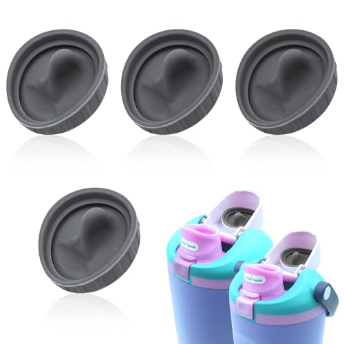 4 Pack Replacement Stoppers for Owala FreeSip Sway Bottles - Gray