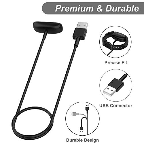 Fitbit Inspire 3 Charger Cable - 3.3ft USB Replacement