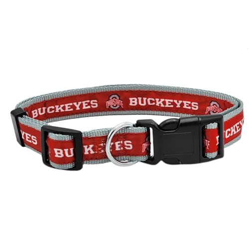 Ohio State Buckeyes Dog Collar - Medium NCAA Licensed Pet Collar