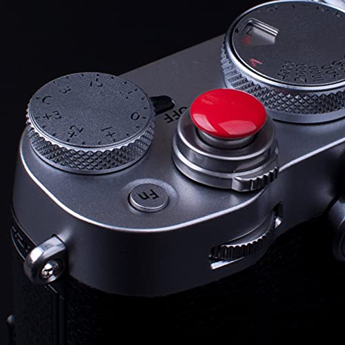 Red Metal Soft Shutter Release Button for Cameras