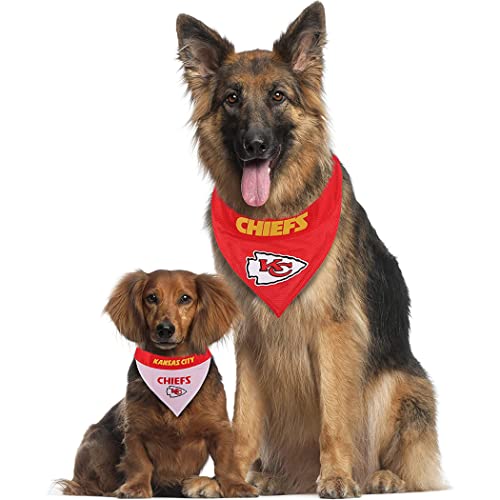 Kansas City Chiefs Reversible Pet Bandana - NFL Team Spirit