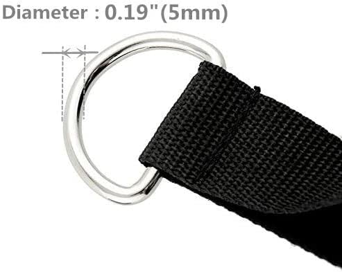 Resistance Bands Handles with Foam Grip - Black - 1 Pair