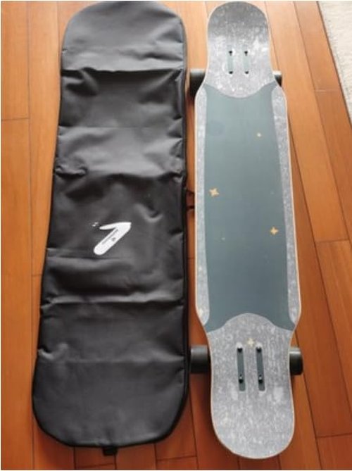 Portable Longboard Skateboard Backpack | 46inches Foldable Long Board Danceboard Travel Carry Bag | Professional for Beginner Longboard Players | Unisex Design for Men, Women, Youth and Adults