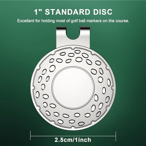 Magnetic Golf Ball Marker Hat Clip Caps Holder Professional Training