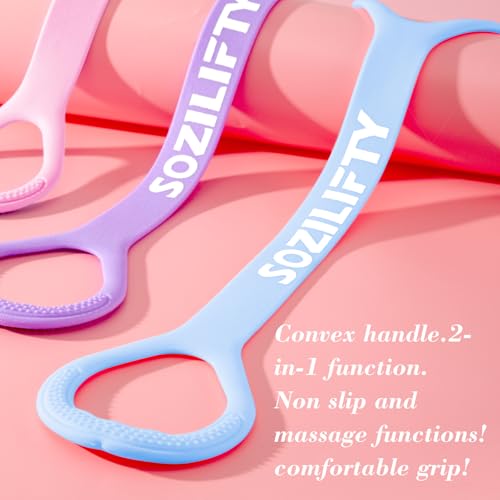 Figure 8 Resistance Band - Upgraded Blue Elastic Stretch Bands with Storage Bag for Home Workouts