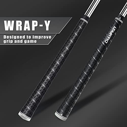 Midsize Rubber Golf Grips - 13 Pack with Repair Kits
