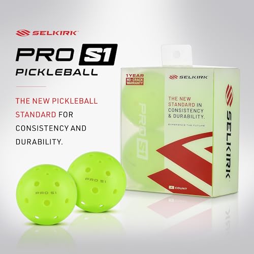 Pro S1 Outdoor Pickleballs - USAPA Approved, 4 Pack
