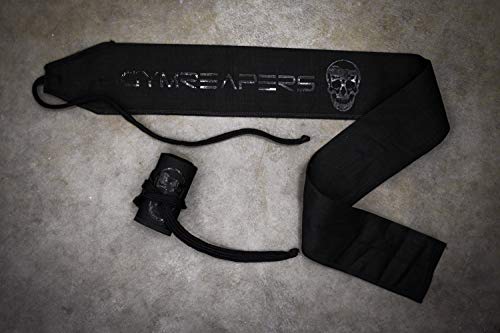 Strength Wrist Wraps for Cross Training & Olympic Lifting - Black/Black